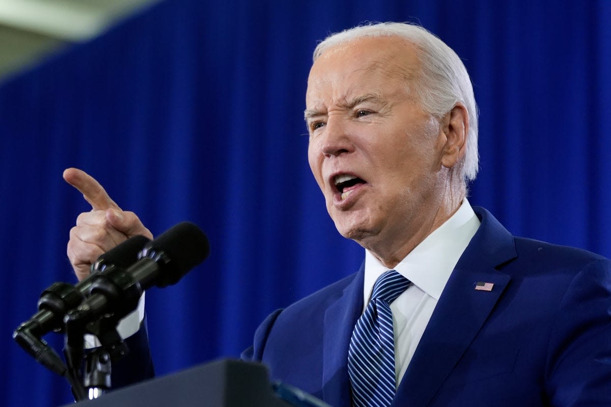 Biden trolls Trump over Bible grift as he slams abortion bans that ‘rip away rights of women’