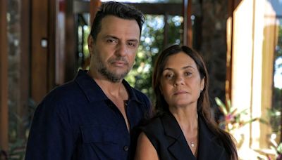 Rodrigo Lombardi e Adriana Esteves surgem em nova foto da novela Mania de Você