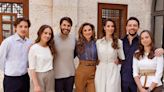 Queen Rania of Jordan Puts Arms Around Future Son-in-Law and Daughter-in-Law in Birthday Photo