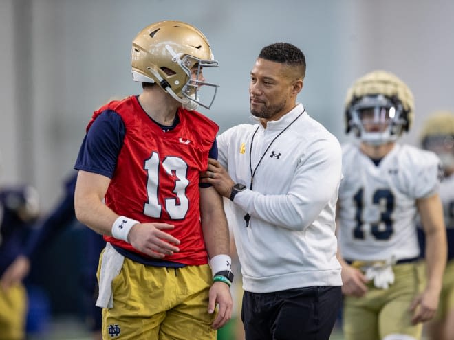 Notebook: Why Marcus Freeman believes in Riley Leonard as Notre Dame's QB