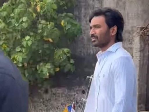 Dhanush's bodyguard pushes fan away at Juhu Beach after Nagarjuna incident, watch video