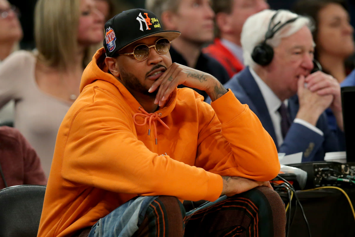 Carmelo Anthony Reveals Nine-Word Message To Jalen Brunson After Game 2 Win