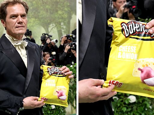You Won't Believe How Much Michael Shannon's Met Gala 'Chip Bag' Cost