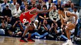 Michael Jordan’s sneakers from Game 2 of 1998 Finals receive record-tying bid