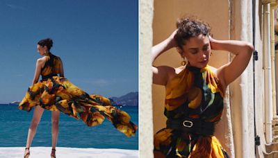 Cannes 2024: Aditi Rao Hydari's Delightful Floral Dress Brings A "Pocket Full Of Sunshine" To The French Riviera