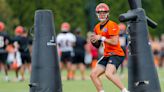 Joe Burrow carted off field at Bengals training camp