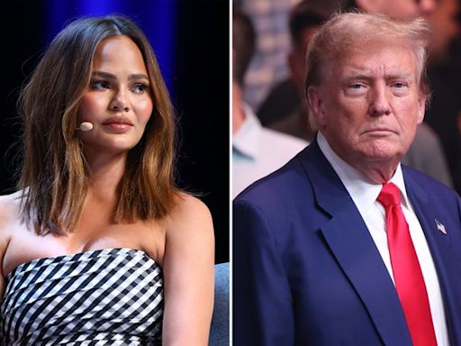 Chrissy Teigen worries Donald Trump could 'come after' her for calling him a 'p---y ass bitch'