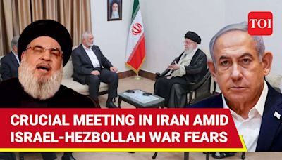Hezbollah-Israel War Clouds: Iran's Khamenei, Pezeshkian, Hamas & Ally PIJ Go In A Huddle