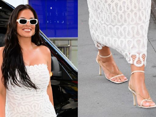 Ashley Graham Goes White Hot in Strappy Bottega Veneta Sandals — Here’s Why Every Celebrity Is Obsessed With ...