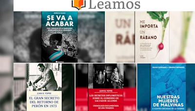 Malvinas, nutrición, democracia, secretos de Perón: los libros digitales de Leamos, en la Feria