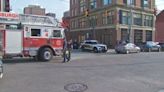Car crashes into fire truck in Uptown
