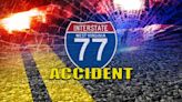 Tractor trailer accident slows traffic on I-77 in Fayette County