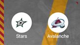 Stars vs. Avalanche NHL Playoffs Second Round Game 1 Injury Report Today - May 7