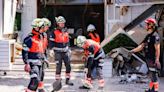 Pictures show aftermath of Majorca building collapse which left four dead