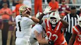 Heavy rainfall, long delay can't slow down Purdue, Hudson Card leads Boilermakers past Hokies 24-17