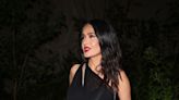 Salma Hayek's Date Night Dress Has a Slinky Cutout Across the Chest