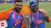 Watch: Virat Kohli, Rohit Sharma's adorable gesture towards a young fan looking for autographs | Cricket News - Times of India