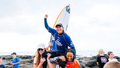 Frederico Morais and Sarah Baum Win First Ever J-Bay Classic