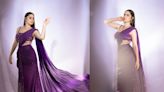 Sanjeeda Shaikh Stole The Spotlight In Purple Sequin Saree At Sonakshi Sinha And Zaheer Iqbal's Reception - News18