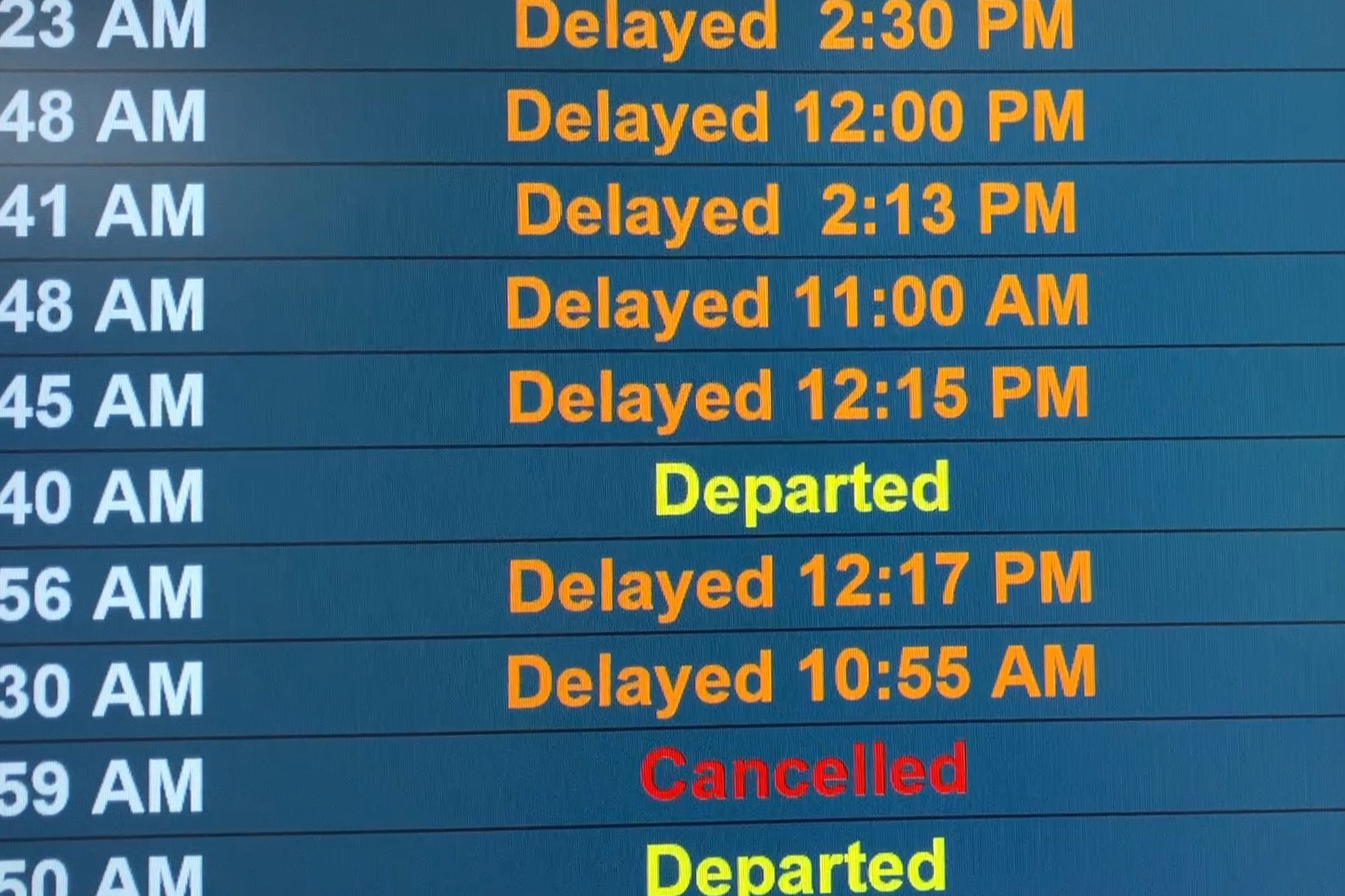 Newark Airport facing delays as flights affected by Microsoft CrowdStrike Outage