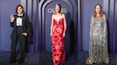 America Ferrera Suits Up in Moschino, Rosamund Pike Blooms in Erdem and More Stars Attend the Governors Awards 2024