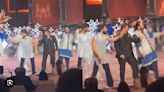 Anant Ambani and Salman Khan grooves to 'Aisa Pehli Baar Hua Hai' at the Sangeet Ceremony