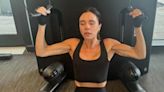 Victoria Beckham reveals what she needs to 'work on' in gym snap after exposing shirtless David