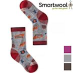 Smartwool 小朋友登山襪/美麗諾羊毛襪 兒童款輕量避震中長襪-國家公園 SW001491