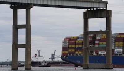 First cargo ship passes through new channel since Baltimore bridge collapse