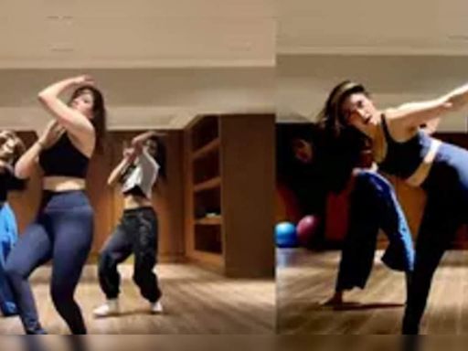 Tamannaah Bhatia sets the dance floor ablaze in a BTS video of 'Stree2' song , 'Aaj Ki Raat' | undefined Movie News - Times of India