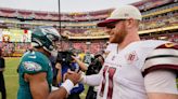 What Jalen Hurts' pushups have to do with Carson Wentz's 'lab' work − and an Eagles reunion