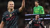...One hand on the trophy! Erling Haaland and Stefan Ortega break Arsenal hearts as champions find a way to edge towards fourth-successive Premier League title | Goal.com English Kuwait