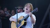 Glastonbury’s Pyramid stage crowd carries Lewis Capaldi through voice issues