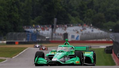 Rain, red flag disrupt Day 1 of IndyCar hybrid era at Mid-Ohio