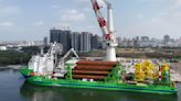 海龍風電今開工建設 台灣首艘自建全迴旋大型浮吊船打頭陣
