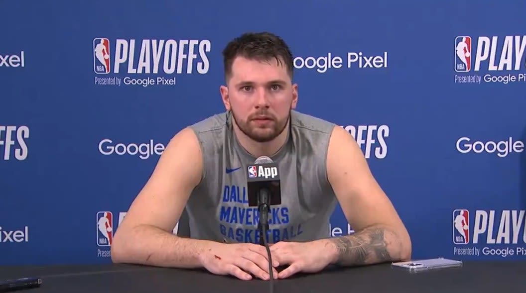 Mavs Star Luka Doncic Reacts To Some Sort Of Weird Moaning During Press Conference