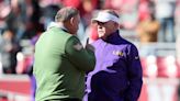 LSU coach Brian Kelly thinks Arkansas is a “scary team to play”