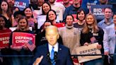 Battle over Biden’s future drowns out abortion drumbeat