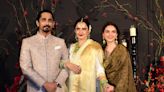 Rekha, Aditi-Siddharth At Sonakshi Reception