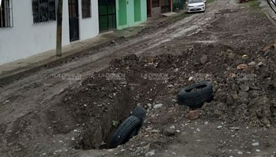 Director de drenaje tiene un cochinero en la Salvador Allende