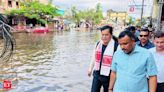 Union Minister Sarbananda Sonowal visits flood affected areas of Dibrugarh - The Economic Times