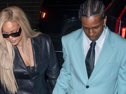 A Sheer Skirt & '80s Suit: Rihanna & A$AP Rocky Twist Black Tie Couples Style