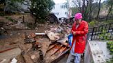 Storm pummels L.A. hillsides and canyons: Mud, boulders and a baby grand piano