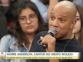 Jornal Hoje. Anderson Leonardo, vocalista do Molejo, morre aos 51 anos no Rio
