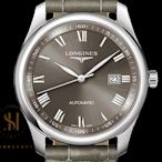 【鴻昇名錶】Longines 浪琴 Master 巨擘系列 L2.793.4.71.3 羅馬數字時標 灰面 Z053