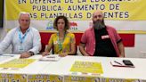 CCOO, USTEA y AMPE confían en un "seguimiento masivo" del profesorado en la huelga educativa de este martes