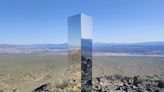 Dry humor? Mysterious monolith appears in Nevada desert