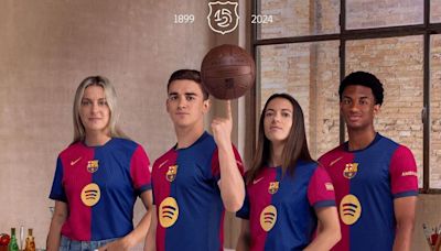 Barcelona presentó su camiseta para la temporada 2024/25