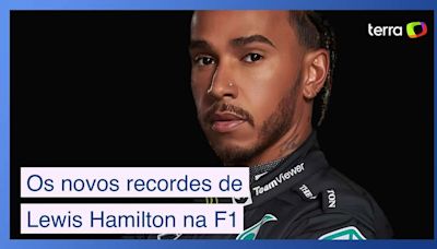 Lewis Hamilton não cansa de bater recordes em sua carreira