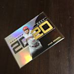 NICK SENZEL   2020  TOPPS CHROME DECADES 閃亮金屬特卡 12 前後卡況如圖